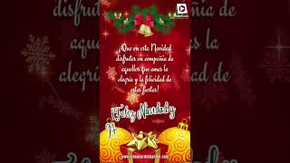 Feliz Navidad Mensaje de Navidad para Familia y Amigos Felicitaciones de navidad [upl. by Hedgcock]