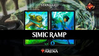 SIMIC RAMP TOP 600 Mythic  MTG Arena Standard [upl. by Anah296]