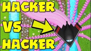 HACKER VS HACKER  THE MOST POWERFUL HACK EVER EPIC LATEGAME FAIL  Bloons TD Battles [upl. by Roselle]