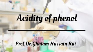 Acidity of phenol [upl. by Otte]