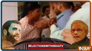 Lok Sabha Elections 2019 BJP workers beat an Election Official In Moradabad [upl. by Auvil]