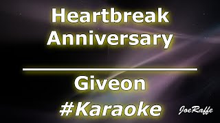 Giveon  Heartbreak Anniversary Karaoke [upl. by Gittel]