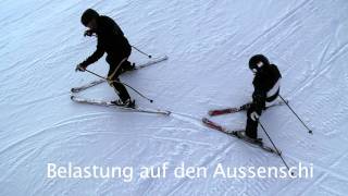 Skifahren lernen  der Pflugbogen [upl. by Halette]