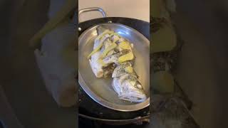 Easy cooking steamed fish for 12 mints so good amp healthy shortvideo fishrecipes dishideas [upl. by Adnoloy]