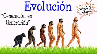 🐾¿Qué es la Evolución🌿🔍 Fácil y Rápido  BIOLOGÍA [upl. by Enyad]