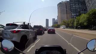 Forcite MK1S Smart Helmet Camera Footage  Chicago June 2023 [upl. by Oiramat]