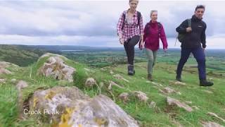 Walk the Mendip Way through the Mendip Hills Area of Outstanding Natural Beauty [upl. by Noraj]