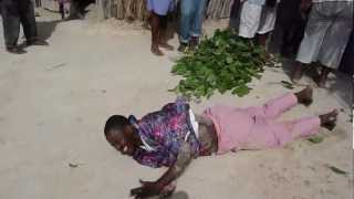 Voodoo Priest Turns into Snake in Haiti [upl. by Groot]