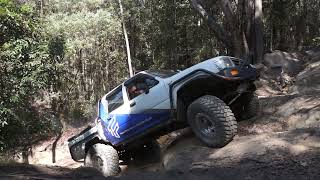 Favro Performances Toyota Hilux tackles Ant Hill in the Watagans And hidden Campsite Gem [upl. by Bronson]