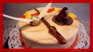 Harry Potter Torte selber machen  Harry Potter Motivtorte herstellen  von Kuchenfee [upl. by Paddy284]