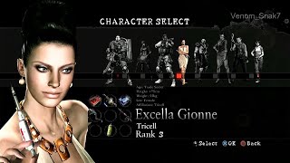 RESIDENT EVIL GOLD EDTION 5 THE MERCENARIES EXCELLA GIONNE PUBLIC ASSEMBLY RANK SS [upl. by Feldt392]