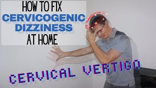 How to Get Rid of Cervicogenic Dizziness  Cervical Dizziness Exercises  Dr Jon Saunders [upl. by Etiuqram517]