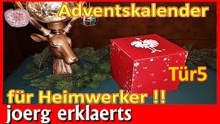 🌲Tür 5 Engelbert Strauss Adventskalender Heimwerker Unboxing Weihnachtskalender Tutorial No284 [upl. by Iharas460]