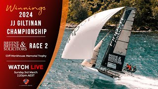 18ft SKIFFS  JJ GILTINAN CHAMPIONSHIP  Race 2 [upl. by Dnalel923]