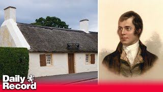 Burns Night Take a tour inside Burns Cottage in Alloway  birthplace of Scotlands national bard [upl. by Eleahcim]