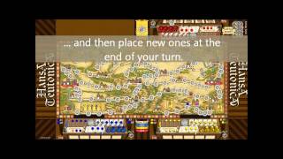 Hansa Teutonica MultiTouch Game Overview [upl. by Gnoht]