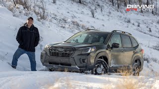 2022 Subaru Forester Wilderness Deep Snow Winter Test [upl. by Nilsoj]