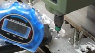 Proxxon MF70 CNC Mill  Full CAD  CAM  MILLING process for an alluminum key chain gift [upl. by Naaitsirhc]