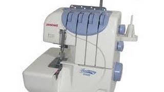 Maquina de coser Overlock Janome 9102D [upl. by Walls101]