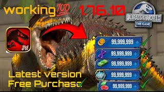 JURASSIC WORLD GAME 🔥🔥💯💯 MOD APK FREE PURCHASE LATEST VERSION  17610 [upl. by Krissy]