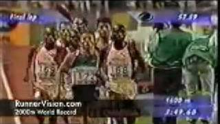 2000m World Record  Hicham El Guerrouj [upl. by Ayk416]