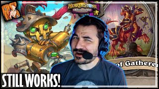 HUNTER OF GATHERERS STILL WORKS  Hearthstone Battlegrounds [upl. by Samford386]