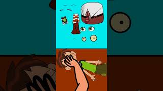 monster how should I feel meme  Ben 10 Makeover 2 İnside Out AnimationALIEN Studio shorts [upl. by Erdna]