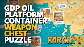 GDP Oil Platform Container Chest Puzzle Far Cry 6 Weapon [upl. by Frisse]