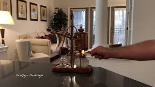 How To Use A Belgian Syphon Coffee Maker [upl. by Costin202]