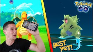 WE GOT OUR BEST TYRANITAR IN POKEMON GO  A WILD DRAGONITE [upl. by Reivax]