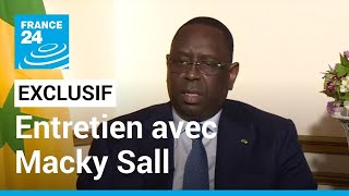 Macky Sall  quotNous vivons une pénurie de céréales et dengrais sur le continent africainquot [upl. by Daly]