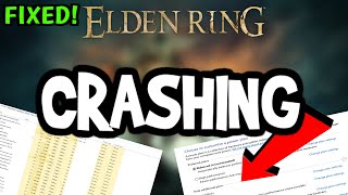 How To Fix Elden Ring Crashing 100 FIX [upl. by Ahseenak]