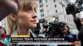 Allison Mack entrega evidencia contra Keith Raniere [upl. by Ahtnama39]