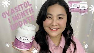 OVASITOL 1 MONTH UPDATE 🥄 PCOS Supplement 💊 [upl. by Nedgo]