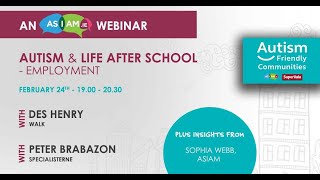 Autism amp Life After School Training and Employment [upl. by Sower]