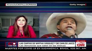 PATRICIA CHIRINOS  Entrevista en CNN  Conclusiones con Fernando Rincón [upl. by Nikaniki]