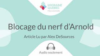 Blocage du nerf dArnold dans le traitement de la migraine [upl. by Lenehc854]