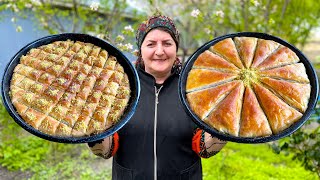 Turkish Baklava How To Make Best Dessert with Grandmas Secret Recipe [upl. by Ahseinaj]