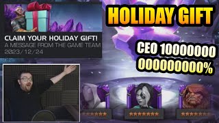 Holiday Gift 7 Star Crystal Opening 2023  INSANE CLUTCH CEO PULL  Marvel Contest Of Champions [upl. by Notlef895]