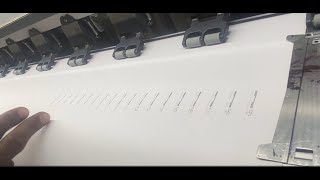 Printhead alignment Adjust print quality Adjust print speed and direction [upl. by Eetsirk]