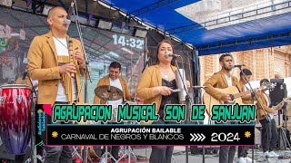 Agrupación Musical Son de SanJuan🎸Audiciones Tablados 2024 🎭Carnaval de Negros y Blancos [upl. by Ecinreb]