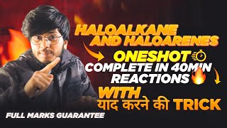 haloalkanes and haloarenes one shot class 12 organic chemistry chapter 10 complete chapter [upl. by Martinsen]