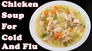 Instant Pot Chicken Soup for COLD and FLU 8 Minute Cooking Time [upl. by Gnoc658]