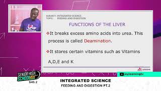 SHS 2  Integrated Science  Feeding and Digestion PT 2 [upl. by Anahcar]