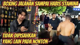 Boxing jalanan stamina habis tapi sportive [upl. by Hennahane]