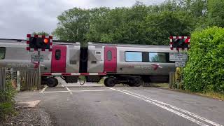 Dunhampstead Level Crossing Worcestershire 09072024 [upl. by Adnat638]