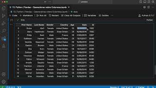 618 Python  Pandas  Operaciones sobre Columnas [upl. by Waite]