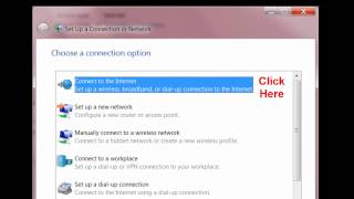 Setting up a PPPOE Connection in Windows 7 [upl. by Ballard]