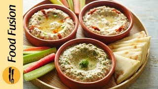 Baba Ganoush 3 Ways Recipe By Food Fusion [upl. by Ennylcaj]