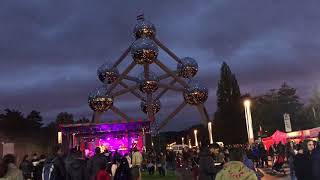 Diwali Celebrations  Atomium Brussels Belgium10272017 [upl. by Yorgo748]